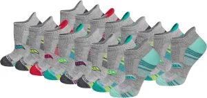 Saucony Women's Rundry Performance Heel Tab Athletic Socks, Available in S-l (8, 16, 24 Pairs)