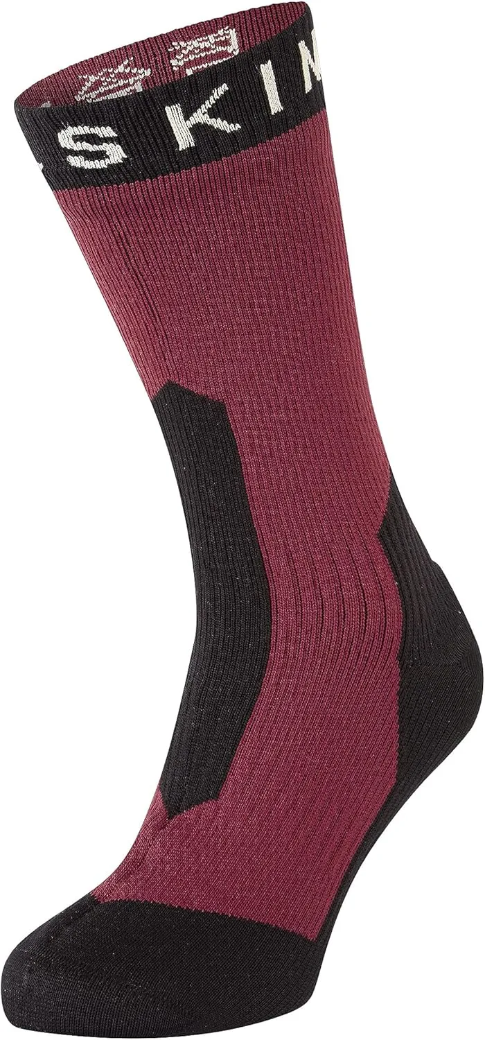 SEALSKINZ | Stanfield | Unisex Waterproof Extreme Cold Weather Mid Length Merino Wool Lined Socks