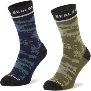 Sealskinz Unisex Reepham Mid Length Jacquard Active Socks