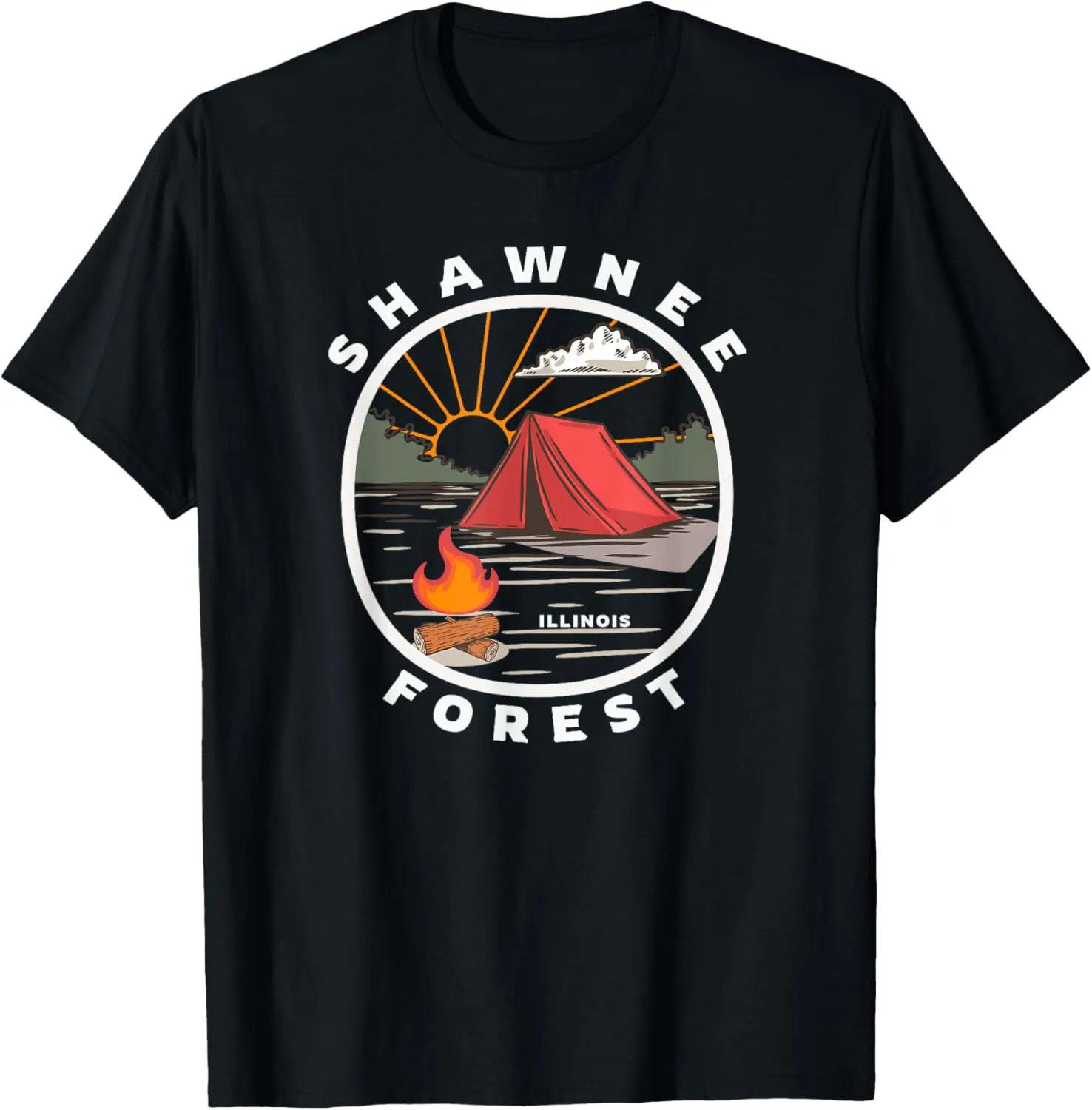 Shawnee National Forest Camping T-Shirt