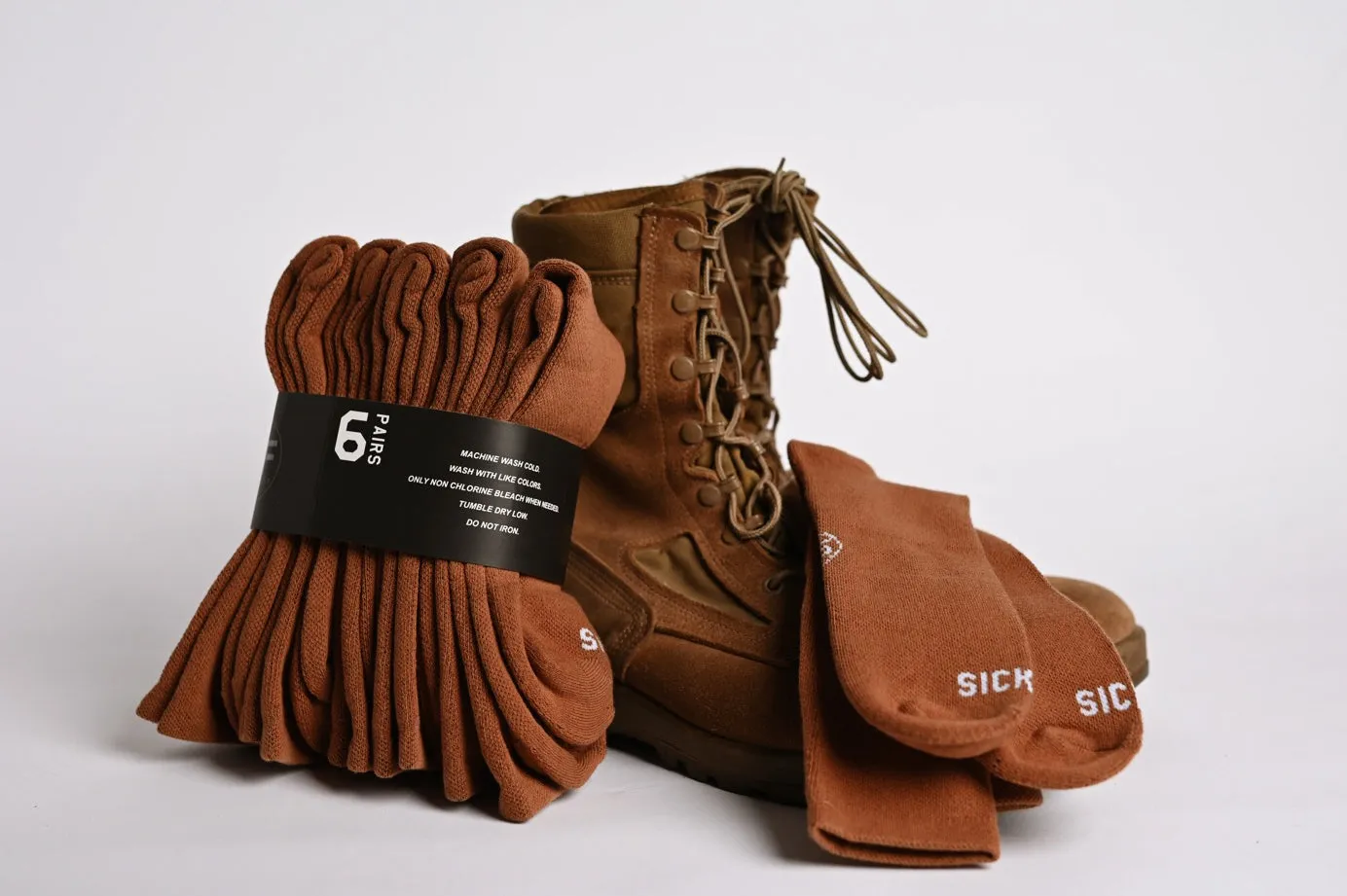 SickFit Tactical Boot Socks – Military-Grade, Moisture-Wicking, Compression Fit