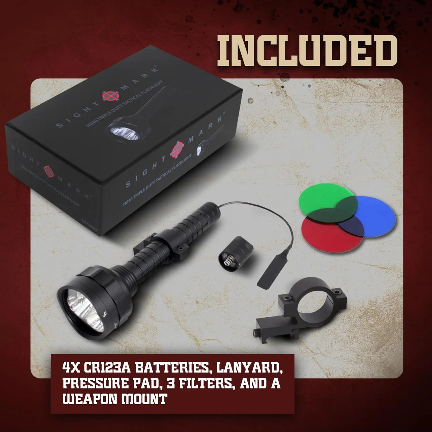 Sightmark Triple Duty H840 Flashlight Kit