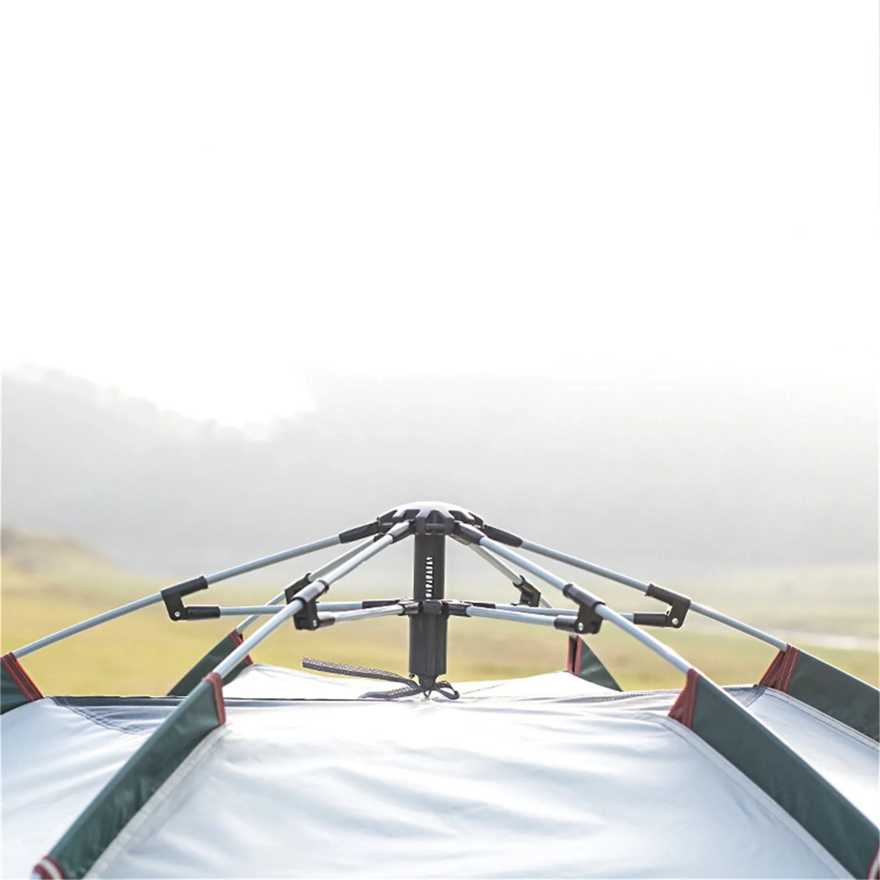 Single layer 5-6 person automatic tent