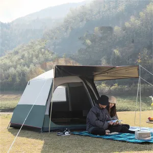 Single layer 5-6 person automatic tent