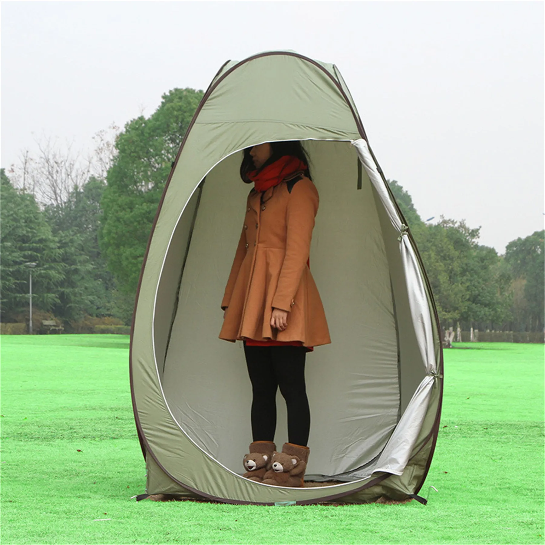 Single layer single change tent