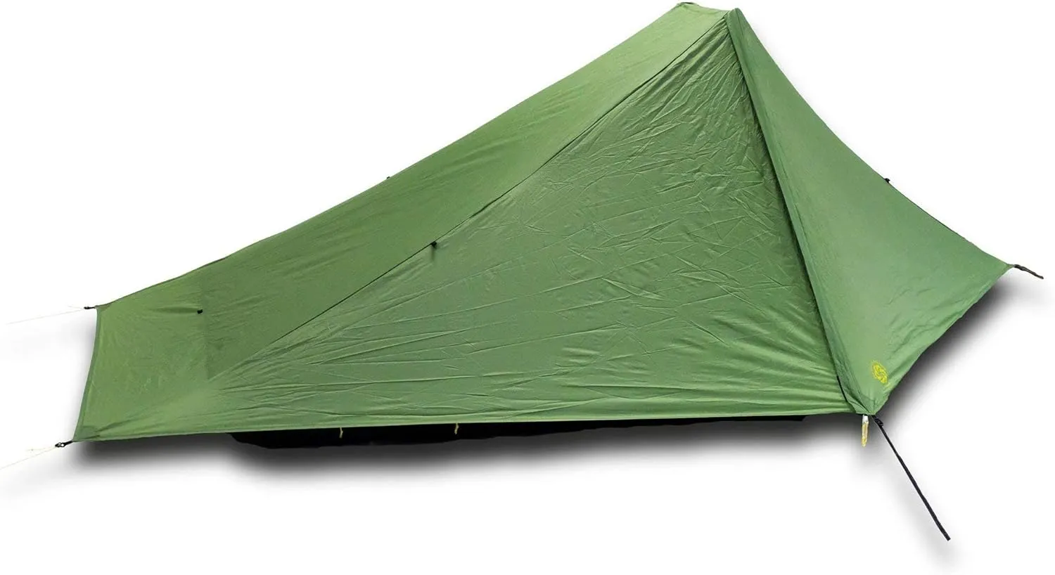 Six Moon Designs Skyscape Scout Green 1 Person Ultralight Tent. 38 oz. Affordable Backpacking, Hiking Tent. Polyurethane Coated 190T Polyester. Trekking Pole Setup. Great 1st Ultralight Camping Tent.