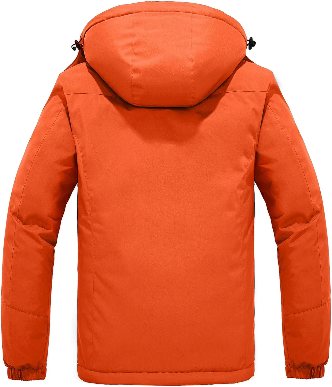 Skieer Men's Mountain Waterproof Ski Jacket Winter Rain Jacket Warm Fleece Snow Coat