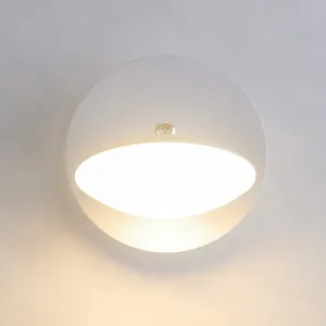 Sluce Modern Wall Sconce Lights 6W LED Room Wall Lights Ajustable Iron Wall Lighting Lamps for Living Room Bedroom 3000K Warm White