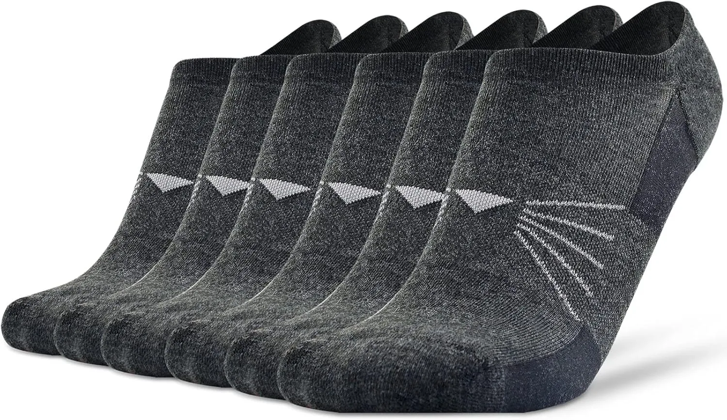 Socks Daze 3/6 Pack Womens No Show Athletic Merino Wool Running Socks Mens Low Cut Casual Invisible Thin Soft Sport Wool Sock