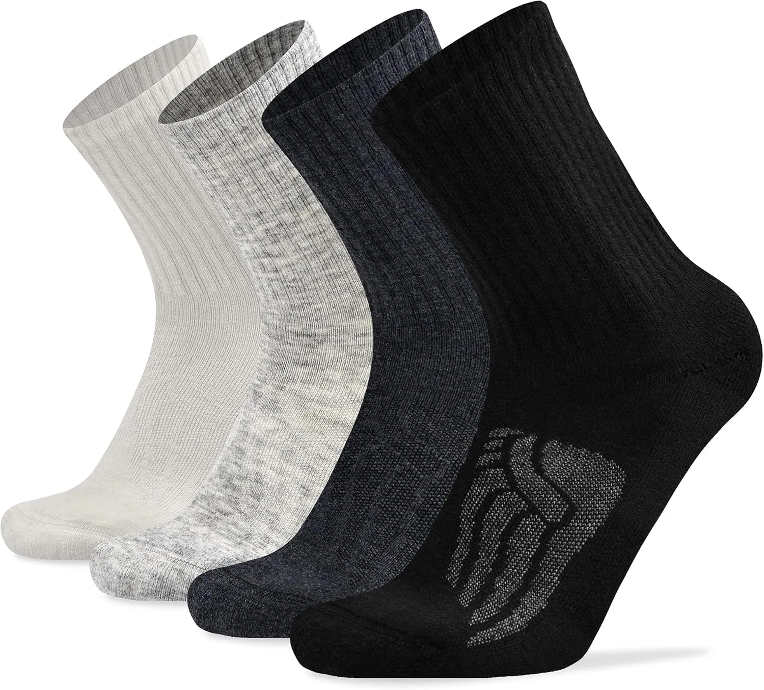 Socks Daze Merino Wool Cushioned Hiking Socks for Men Women, Warm Crew Walking & Boot Socks for Trekking, Work, Outdoor