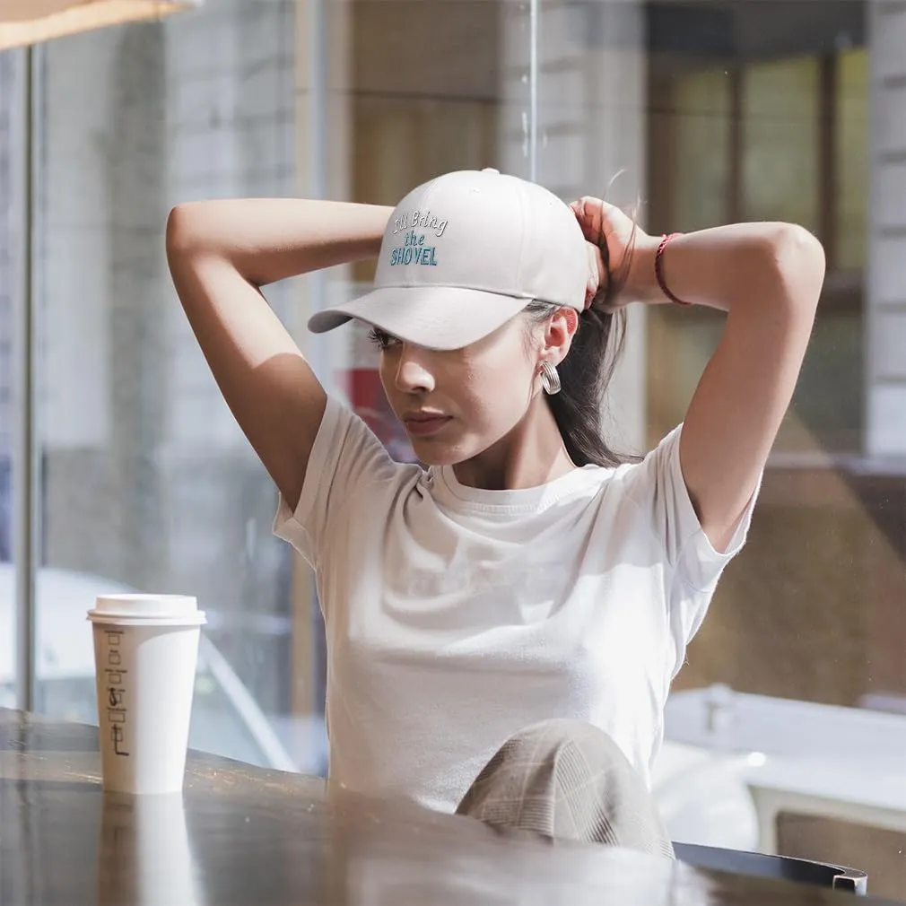 Speedy Pros Baseball Cap I'll Bring The Shovel Acrylic Dad Hats for Men & Women