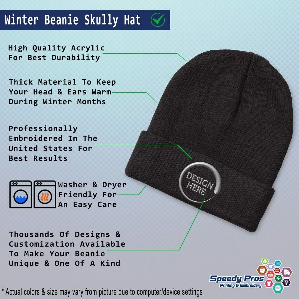 Speedy Pros Beanies for Men I'll Bring The Shovel Skull Cap Winter Hats for Women Acrylic 1 Size