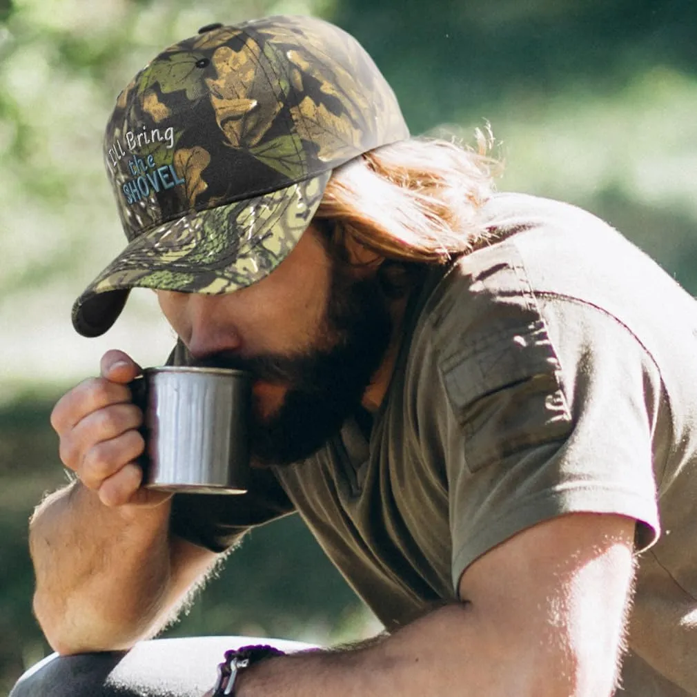 Speedy Pros Camo Baseball Cap I'll Bring The Shovel Cotton Hunting Dad Hats for Men & Women