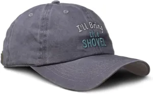 Speedy Pros Soft Washed Baseball Cap I'll Bring The Shovel Cotton Dad Hats for Men & Women