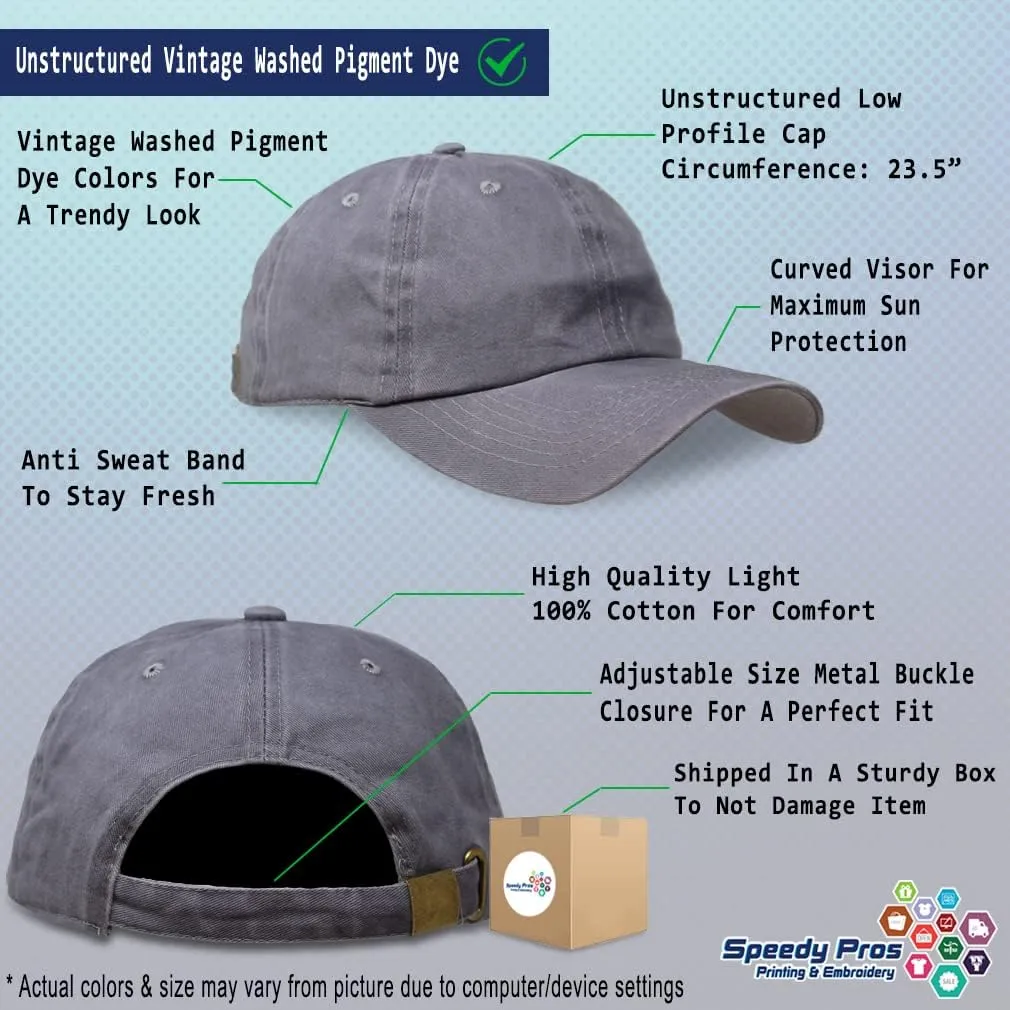 Speedy Pros Soft Washed Baseball Cap I'll Bring The Shovel Cotton Dad Hats for Men & Women