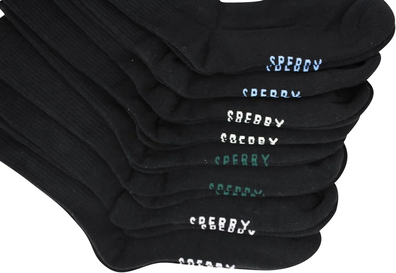 Sperry Men’s 8-Pack Cushion Comfort Crew Socks - Moisture-Wicking Athletic Socks –White Crew Socks for Everyday or Sports Use