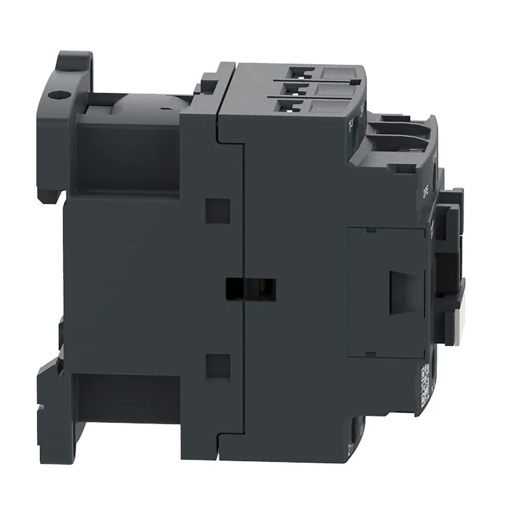 Square D by Schneider Electric DPE12G7 Easy TeSys IEC HVAC & AC Contactor, 5HP, 480V, 120VAC Coil, DIN-Rail Mount/Screw Fixing, 1/3HP 115V-1Ph, 1HP 230V-1Ph, 2HP 200-230V, 5HP 460V