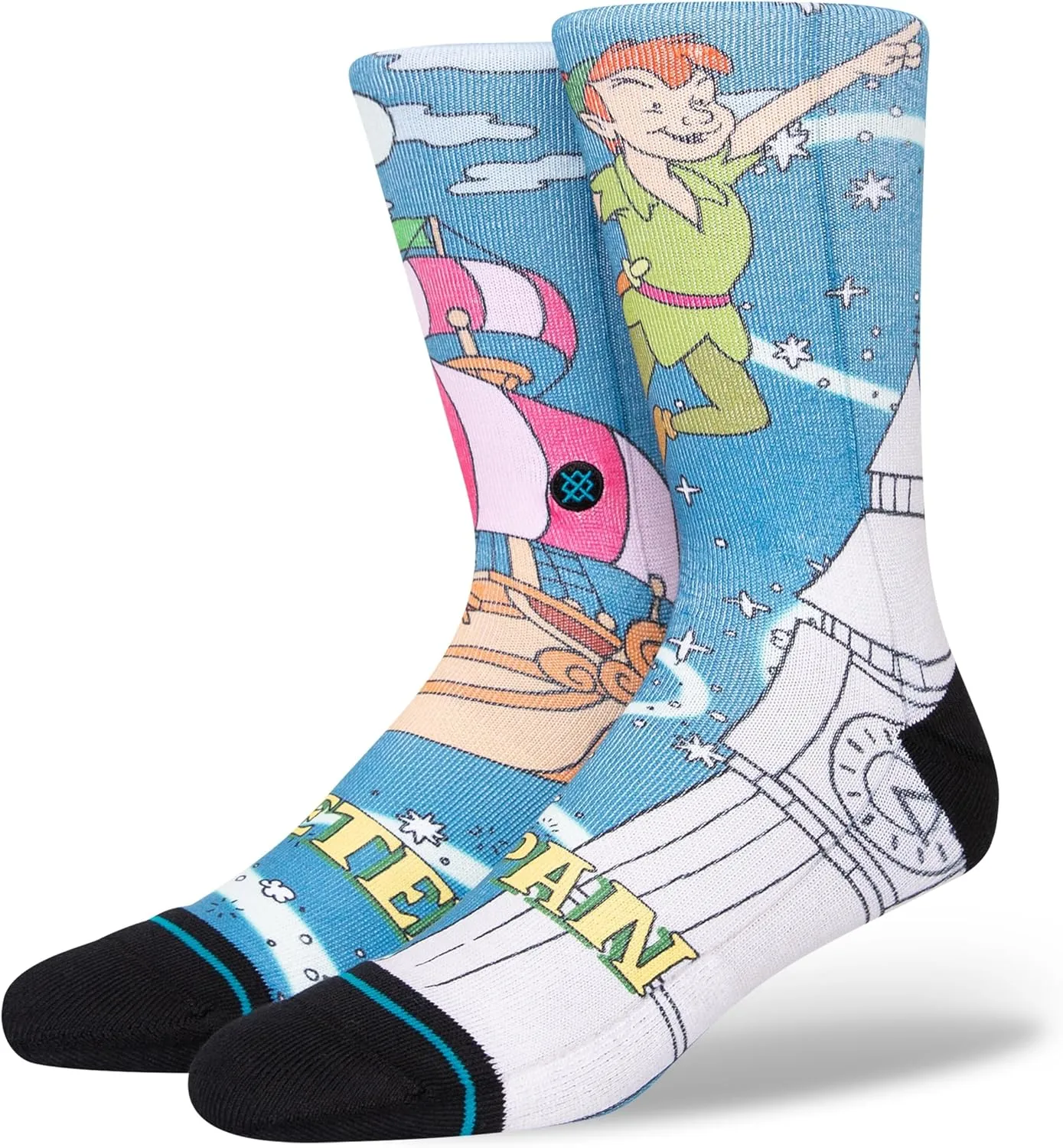 Stance Peter Pan By Travis Crew Socks, Blue