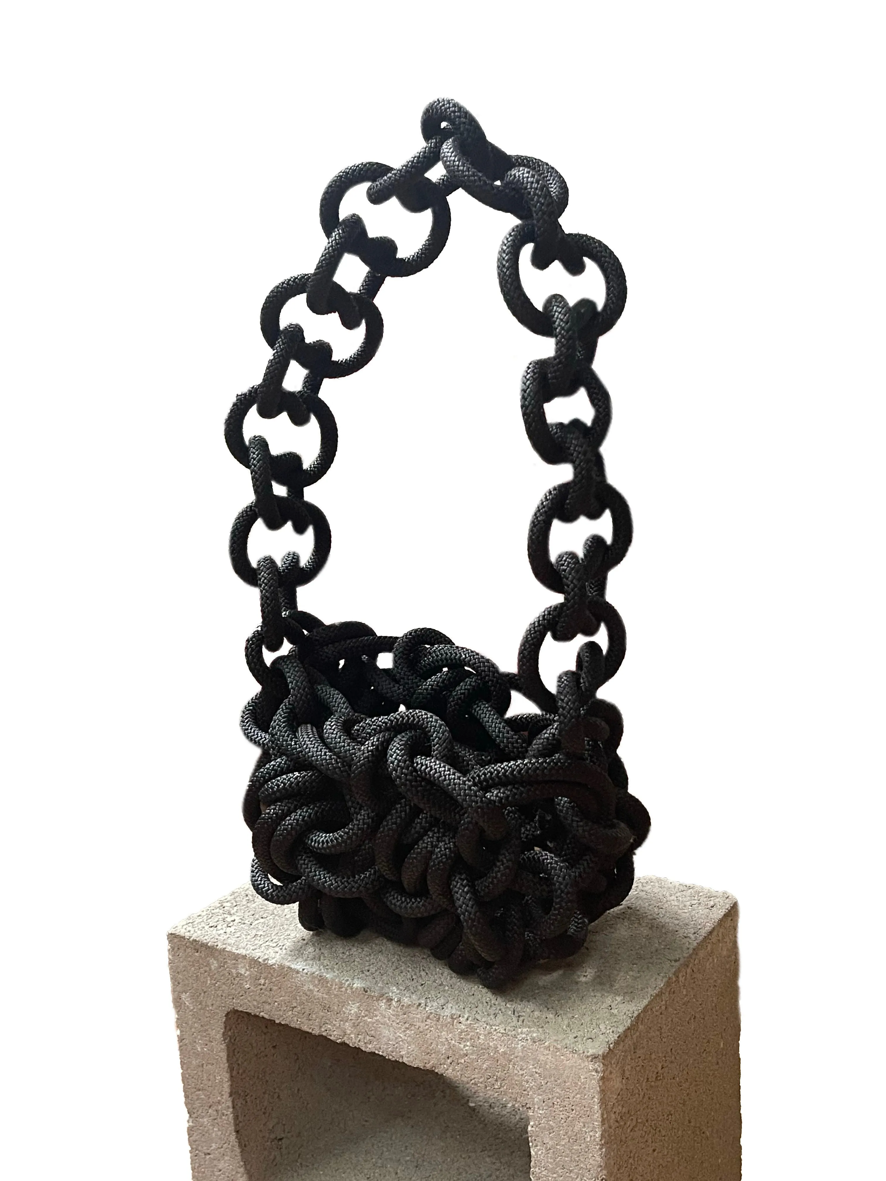 Static Black Rope Bag