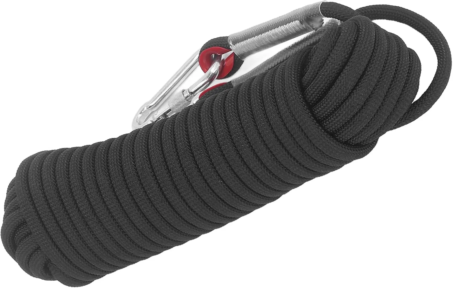 Static Rope for Climbing, Avoids Falling Safety Protection for Scaing Easy to Use Light to Escape (Black)