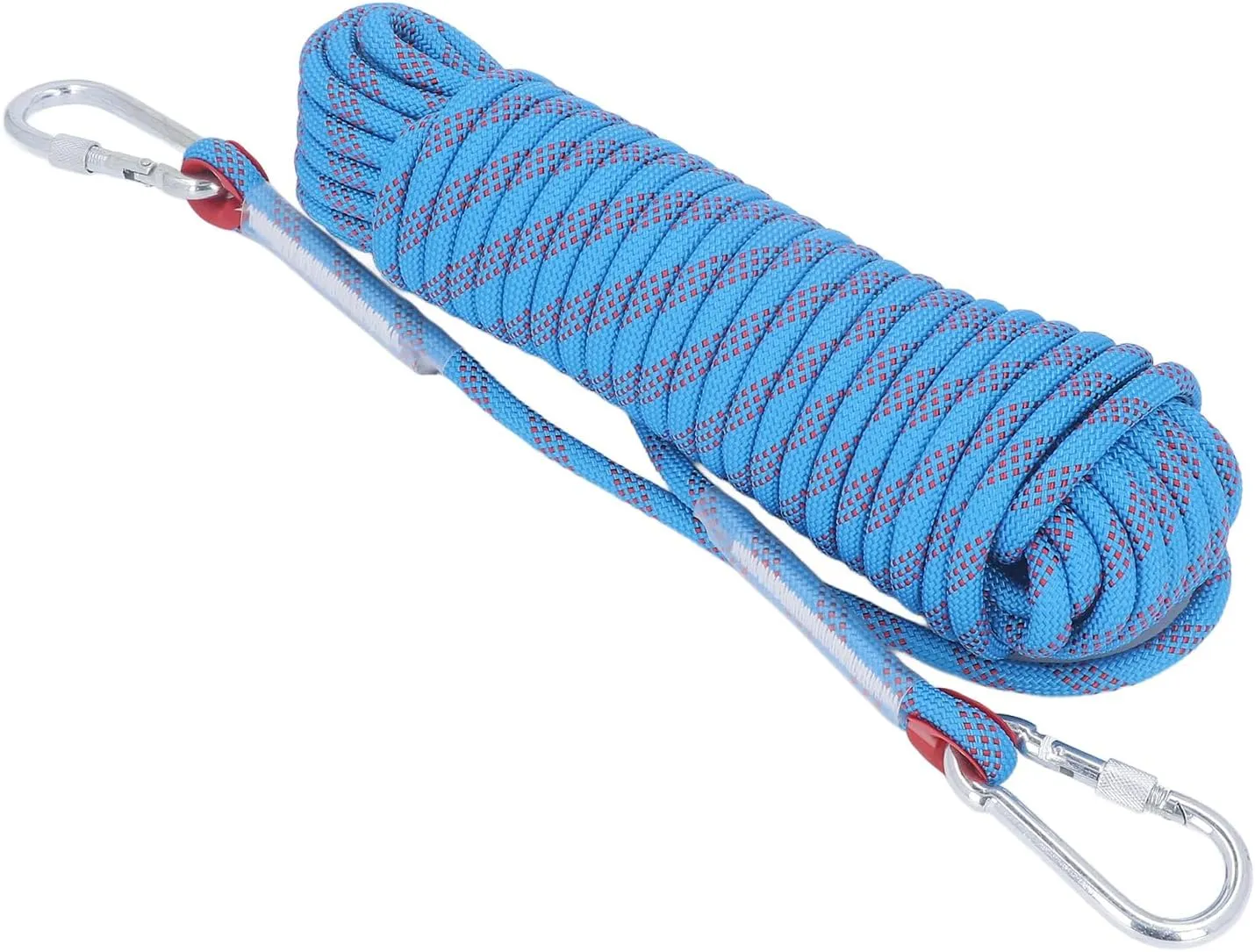 Static Rope for Climbing, Avoids Falling Safety Protection for Scaing Easy to Use Light to Escape (Blue)