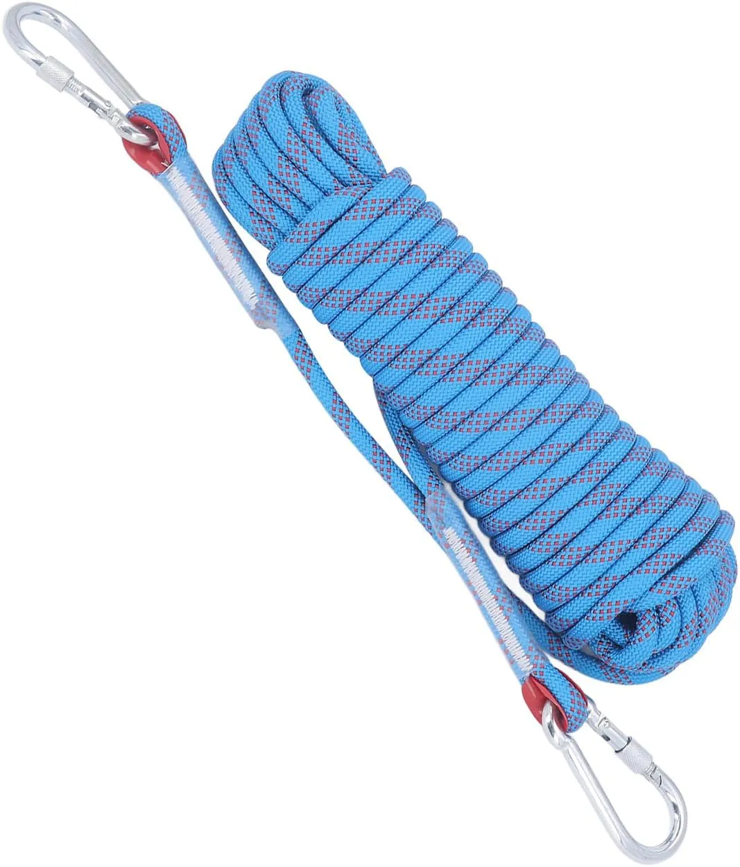 Static Rope for Climbing, Avoids Falling Safety Protection for Scaing Easy to Use Light to Escape (Blue)