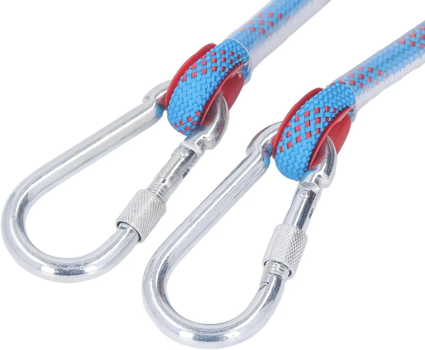 Static Rope for Climbing, Avoids Falling Safety Protection for Scaing Easy to Use Light to Escape (Blue)