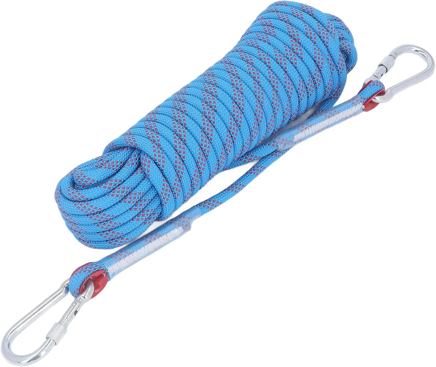 Static Rope for Climbing, Avoids Falling Safety Protection for Scaing Easy to Use Light to Escape (Blue)