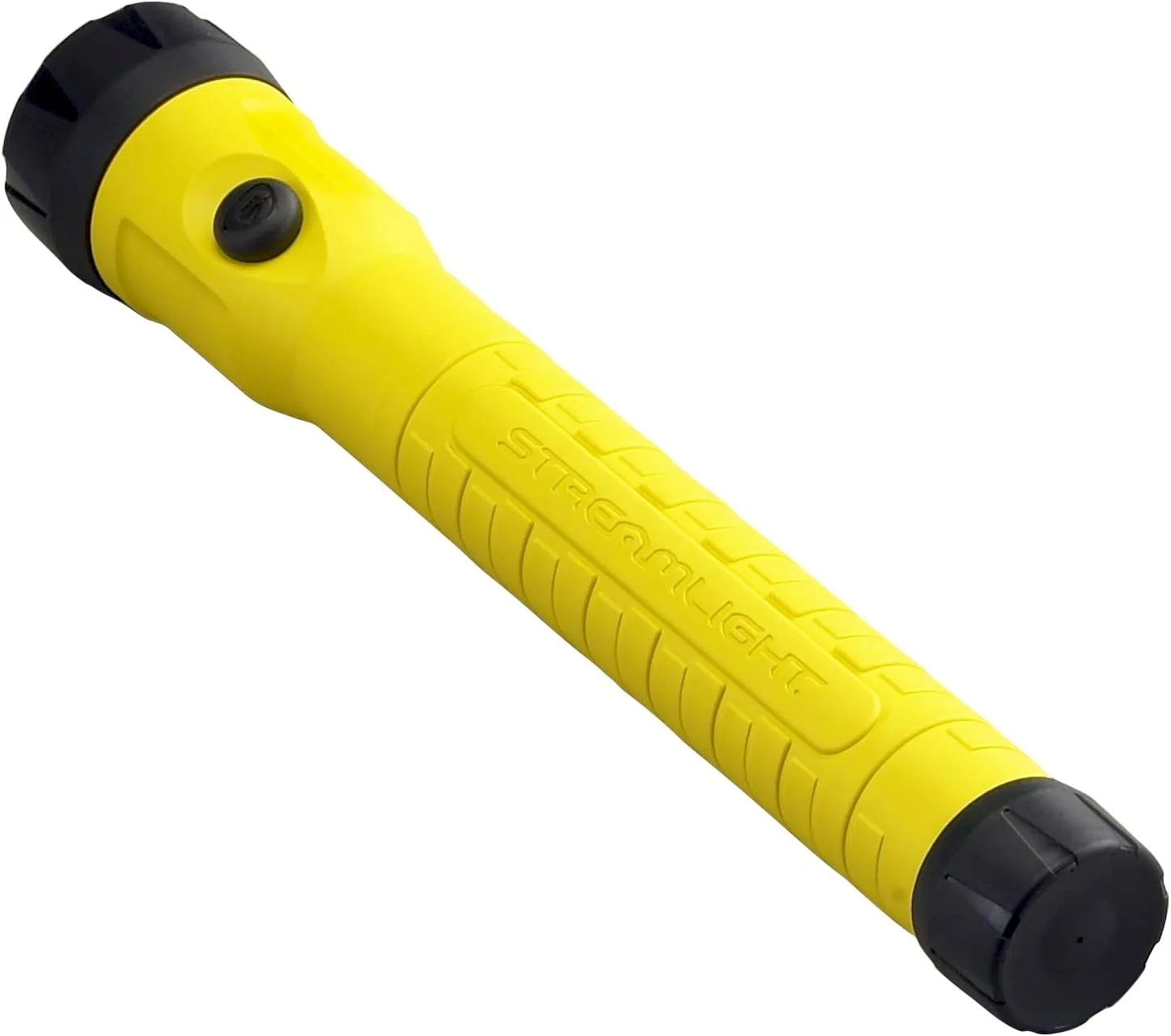Streamlight 76412 PolyStinger LED HAZ-LO Intrinsically Safe Rechargeable Flashlight with 120-Volt AC/12-Volt DC Charger, Yellow - 130 Lumens