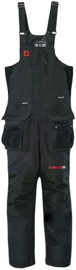 Striker Men’s Climate Insulated, Waterproof Ice Fishing Bib with Sureflote Flotation Technology