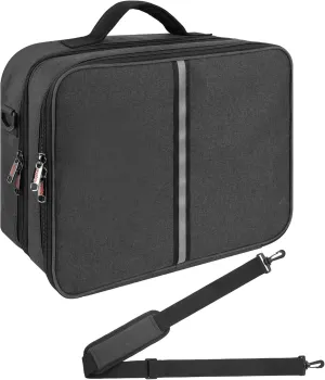Sup Air Pump Bag, Paddle Board Pump Bag, Paddle Board Pump Carry Bag, Double-Deck Sup Electric Pump Storage Bag with Detachable Shoulder Strap Compatible with Most Sup Air Pump, Bag Only