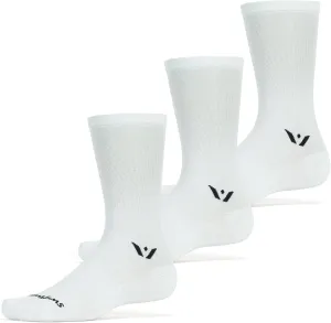 Swiftwick- ASPIRE Crew Cycling Socks, Firm Compression Fit, Moisture Wicking