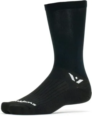 Swiftwick- ASPIRE Crew Cycling Socks, Firm Compression Fit, Moisture Wicking