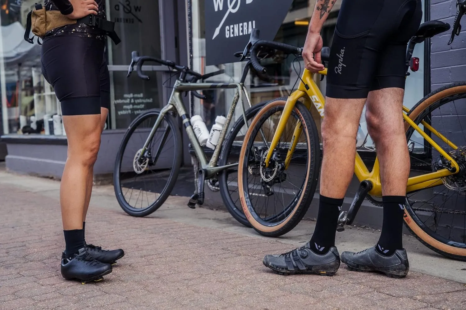Swiftwick- ASPIRE Crew Cycling Socks, Firm Compression Fit, Moisture Wicking
