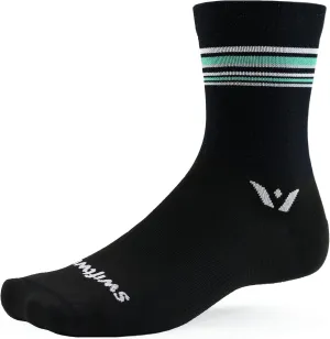 Swiftwick - ASPIRE Mid-Crew Cycling Socks, Maximum Breathability, Moisture Wicking
