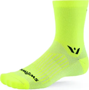 Swiftwick - ASPIRE Mid-Crew Cycling Socks, Maximum Breathability, Moisture Wicking