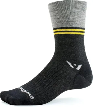 Swiftwick- PURSUIT SEVEN UltraLight Cycling and Mountain Biking Socks, Merino Wool