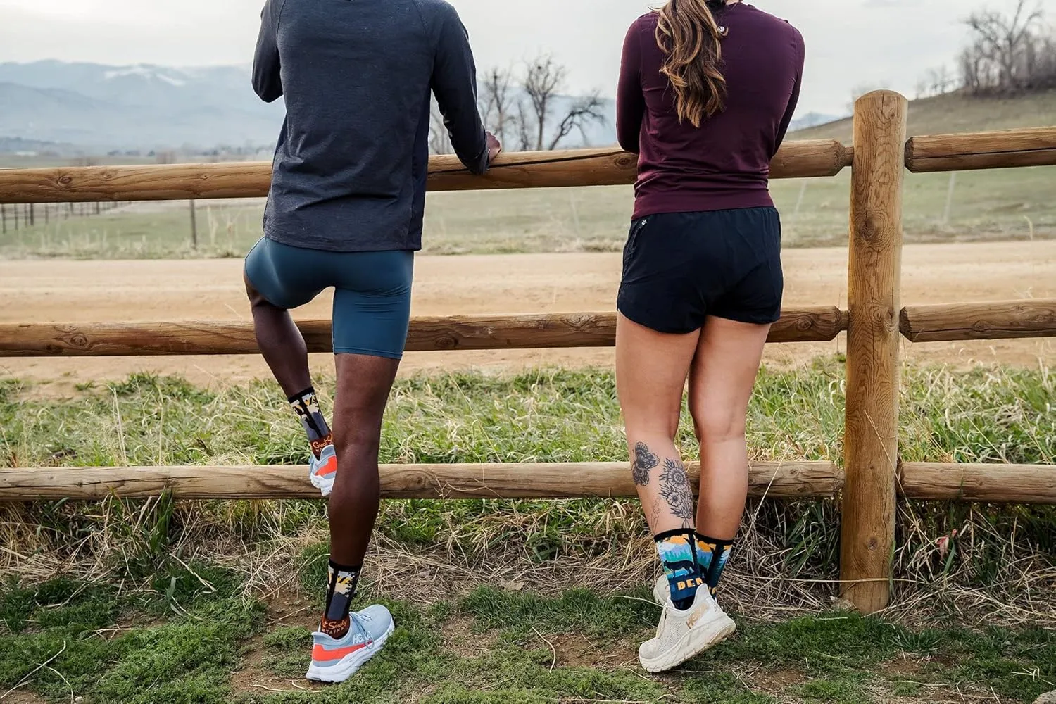 Swiftwick VISION IMPRESSION Crew, National Parks Edition, Running, Hiking and Cycling Socks