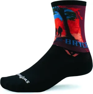 Swiftwick VISION IMPRESSION Crew, National Parks Edition, Running, Hiking and Cycling Socks