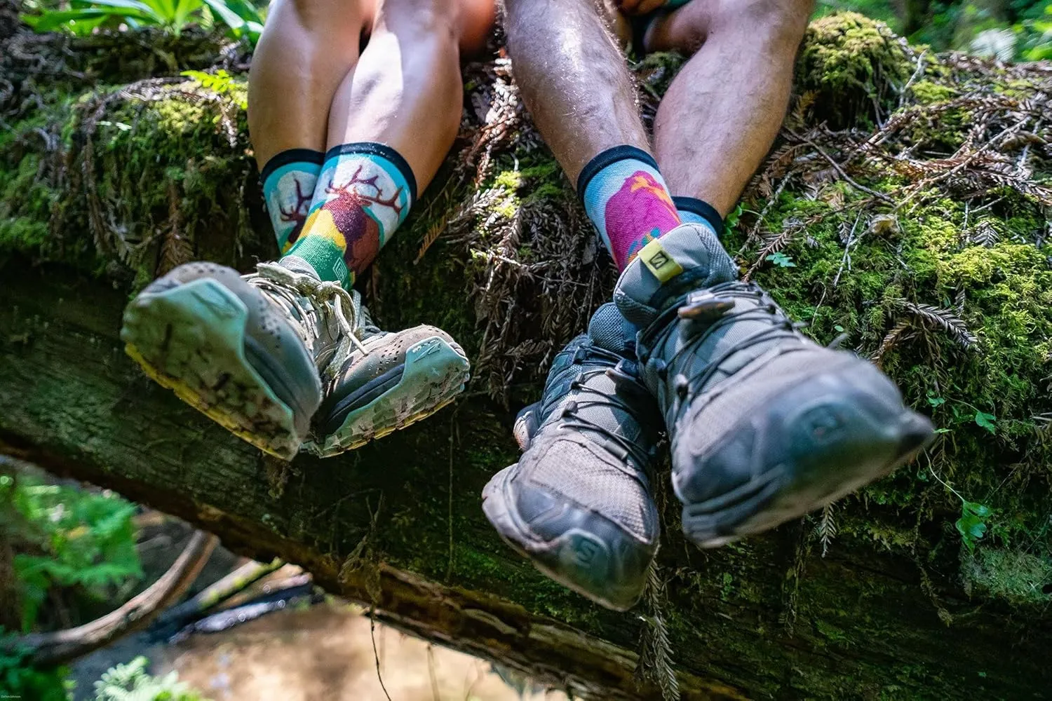 Swiftwick VISION IMPRESSION Crew, National Parks Edition, Running, Hiking and Cycling Socks