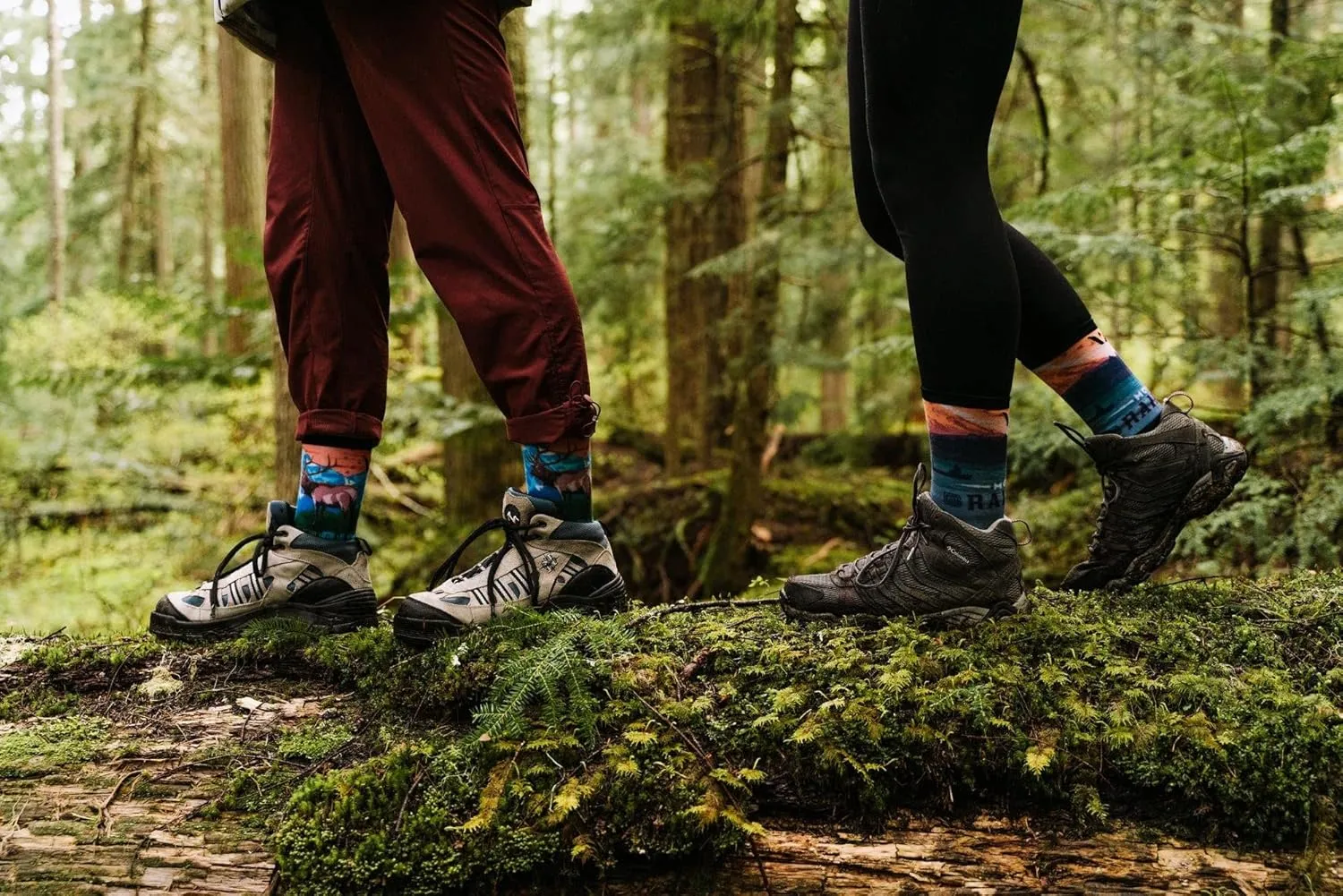 Swiftwick VISION IMPRESSION Crew, National Parks Edition, Running, Hiking and Cycling Socks