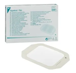 Tegaderm 1622W Transparent Film Dressing Rectangle 1-3/4 X 1-3/4 Inch Frame Style Delivery With Label Sterile, Box of 100
