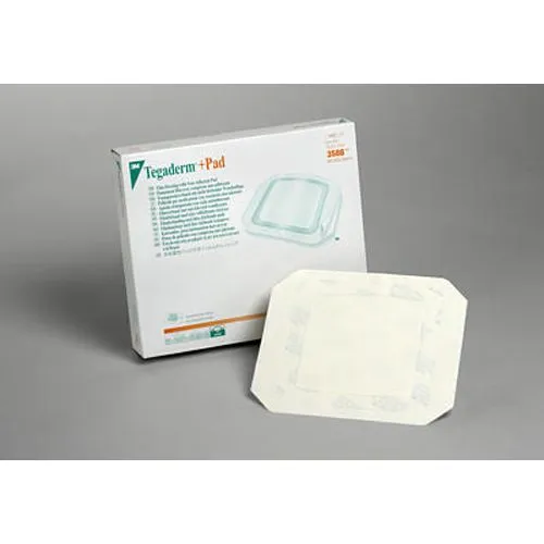 Tegaderm 3584  Pad Film Dressing with Non-Adherent Pad, Box of 50