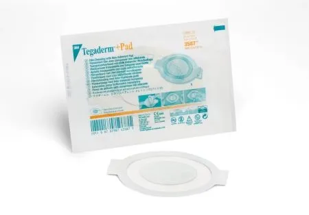 Tegaderm 3587 Transparent Dressing with Absorbent Pad, 1 Dressing