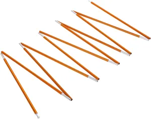 Tent Pole Repair Kit, 2Pcs Aluminium Alloy Tent Poles Replacement Tent Supporting Rod Tent Poles for Hiking Camping