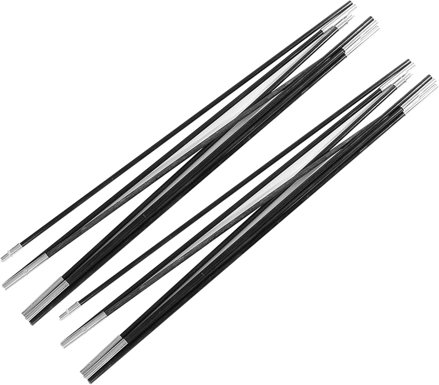 Tent Poles, 3.96M Fiberglass Camping Tent Pole Bars Replacement Tent Poles Fiberglass Tent Poles for Tarp Outdoor Support Rods Awning Frames Kit for Hiking Camping