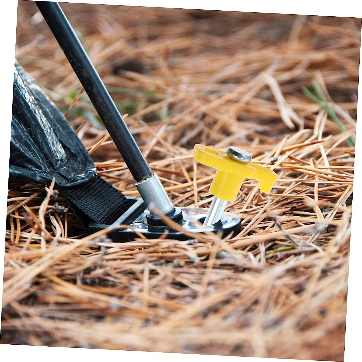 Tent Stakes 10pcs Tent Pegs Outdoor Camping Tent Heavy Duty Stakes Outdoor Teepee Steel Tent Stakes Beach Towel Stake Tent Stakes Ground Nails Stainless Steel Pegs Camping Tent Stakes Tent Peg(Yellow)