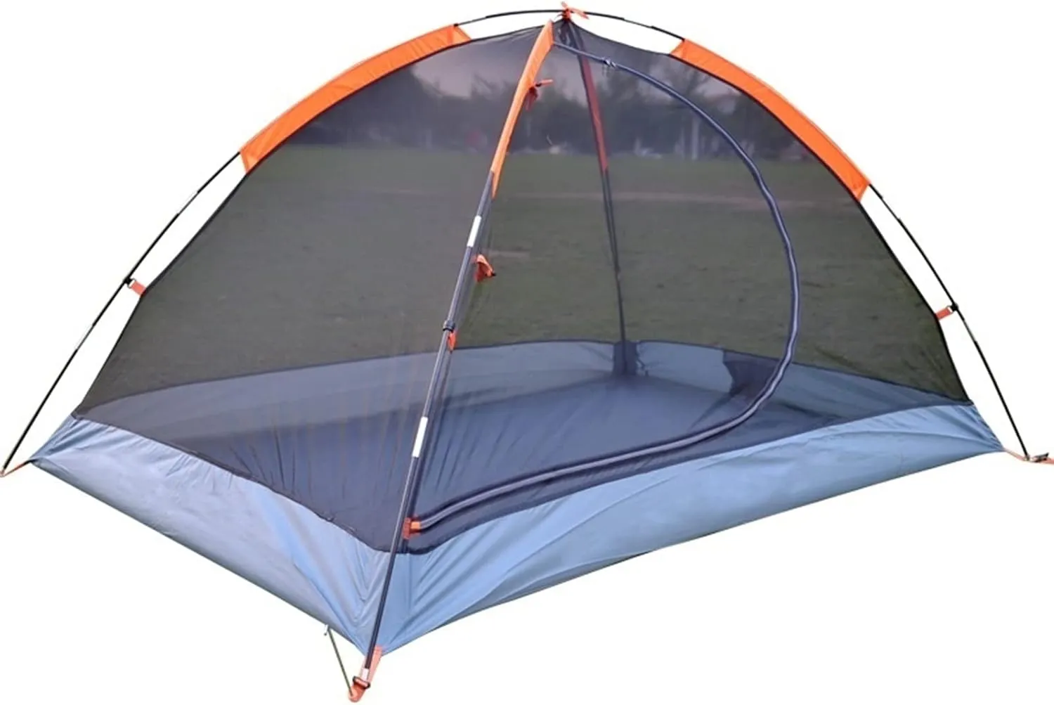 Tents Backpacking Tent Double Layer Camping Tents Waterproof Breathable Lightweight Portable Travel Tent, Orange