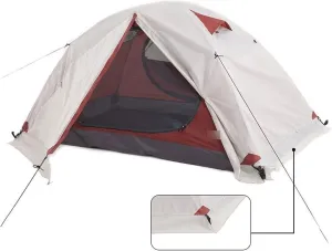 Tents for Camping Tent Backpacking Tent Outdoor Camping Tent with Snow Skirt Double Layer Waterproof Hiking Trekking。 (Color : Green), White