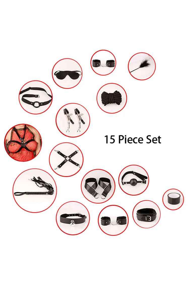 The Ultimate Bondage Kit 12/15/18 Pc set